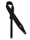 GST-663-BK Gaucho Suede Three Series guitar strap, top quality suede, black