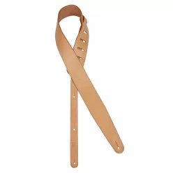   GST-951-NT Gaucho Cobbler Series guitar strap, top quality European leather, 5,5 cm. wide, natural, made in Italy