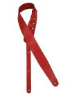 GST-951-RD Gaucho Cobbler Series guitar strap, top quality European leather, 5,5 cm. wide, red, made in Italy