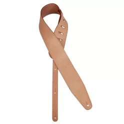   GST-952-NT Gaucho Cobbler Series guitar strap, top quality European leather, 7 cm. wide, natural, made in Italy