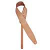 GST-952-NT Gaucho Cobbler Series guitar strap, top quality European leather, 7 cm. wide, natural, made in Italy