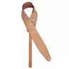 GST-952-NT Gaucho Cobbler Series guitar strap, top quality European leather, 7 cm. wide, natural, made in Italy