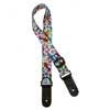 GSTU-80-BU Gaucho Standard Series ukulele strap with blue flowers