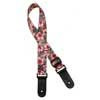 GSTU-80-PK Gaucho Standard Series ukulele strap with pink flowers