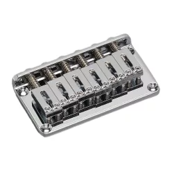   GTC102 Gotoh  bridge for e-guitar, Stallion, strings through body, solid steel saddles, string spacing 10,5 mm, c
