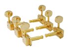 H-20332GSVTR Hosco Japan  machine heads for guitar, 3xL+3xR, Vintage Tone Revival Series, gold oval button, gold