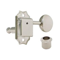   H-20332NSVTR Hosco Japan  machine heads for guitar, 3xL+3xR, Vintage Tone Revival Series, nickel oval button, nickel