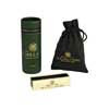 H-2065 W.E. Hill & Sons  Premium rosin for violin - dark - encased in a solid maplewood holder, with protection pouch