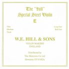 H-4410MB W.E. Hill & Sons  violin string E-1 medium, ball end