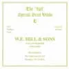 H-4410MB W.E. Hill & Sons  violin string E-1 medium, ball end