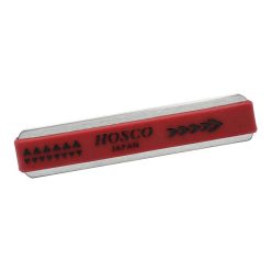  H-FF3HC Hosco Japan  compact fret crown file for stainless steel frets, jumbo (R:3mm), coarse and fine sides