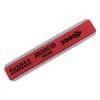 H-FF3 Hosco Japan  compact fret crown file, jumbo (R:3mm) coarse cut and fine cut, red