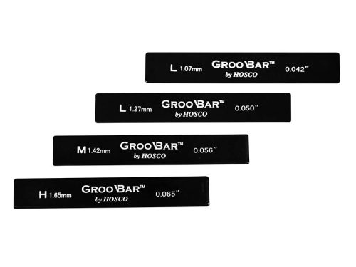 H-GB4 Hosco Japan  Groobar, aid to determine nut slot height,  4/set