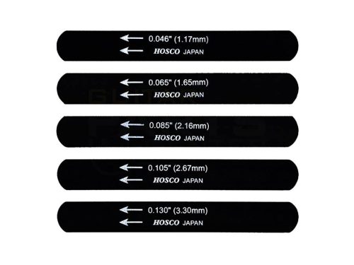 H-NF-EB Hosco Japan  black nut file set for bass guitar, 5 pcs (046,065,085,105,130)