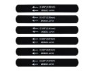 H-NF-EG009 Hosco Japan  black nut file set for electric guitar, 6 pcs (009,012,016,024,032,042)