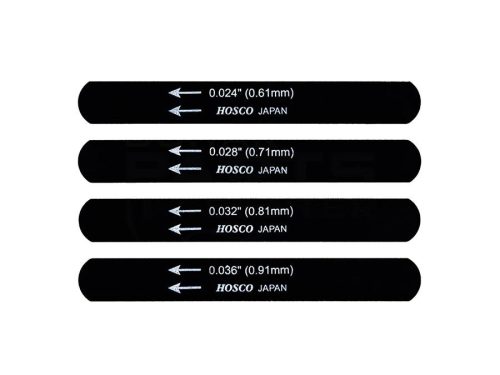 H-NF-UK Hosco Japan  black nut file set for ukelele, 4 pcs (024,028,032,036)