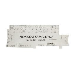   H-SG-G Hosco Japan  step gauge guitar, measuring string height, fret crown heigth, nut slot height