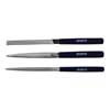 H-TL-BF3 Hosco Japan  set of three nut and saddle shaping files, half-round, square and triangle profiles