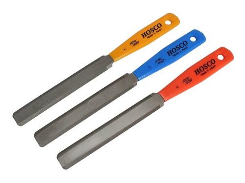 H-TL-NF3U Hosco Japan  nut slotting files set of 3 pcs ukelele, 022"/028", 024"/032", 026"/036"