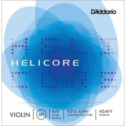   H310-44H D'Addario Helicore violin string set 4/4, heavy, with tin-plated high-carbon plain steel E-1 string