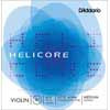 H310-44M D'Addario Helicore violin string set 4/4, medium, with tin-plated high-carbon plain steel E-1 string