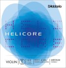 H311-44M D'Addario Helicore violin string E-1 4/4, medium, tin-plated high-carbon plain steel