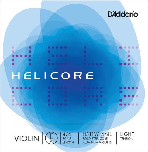 H311W-44L D'Addario Helicore violin string E-1 4/4, light, aluminum wound