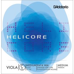   H414-MM D'Addario Helicore viola string C-4 15"-16", medium, tungsten/silver