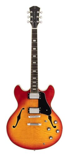 H7/CS Sire Guitars H Series Larry Carlton electric archtop guitar cherry sunburst