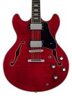 H7/STR Sire Guitars H Series Larry Carlton electric archtop guitar see through red