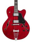 H7F/STR Sire Guitars H Series Larry Carlton electric archtop guitar, see through red