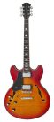 H7L/CS Sire Guitars H Series Larry Carlton electric archtop guitar lefty cherry sunburst