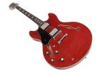 H7L/STR Sire Guitars H Series Larry Carlton electric archtop guitar lefty see through red