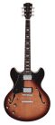 H7L/VS Sire Guitars H Series Larry Carlton electric archtop guitar lefty vintage sunburst