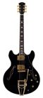 H7T/BK Sire Guitars H Series Larry Carlton electric archtop guitar with tremolo, black