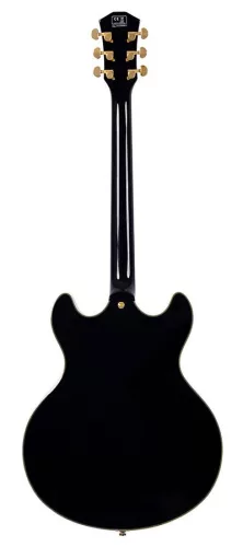H7T/BK Sire Guitars H Series Larry Carlton electric archtop guitar with tremolo, black