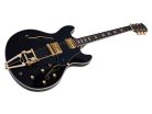 H7T/BK Sire Guitars H Series Larry Carlton electric archtop guitar with tremolo, black