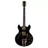 H7T/BK Sire Guitars H Series Larry Carlton electric archtop guitar with tremolo, black