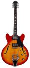 H7T/CS Sire Guitars H Series Larry Carlton electric archtop guitar with tremolo, cherry sunburst