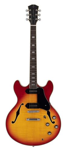 H7V/CS Sire Guitars H Series Larry Carlton electric guitar archtop with P90s cherry sunburst