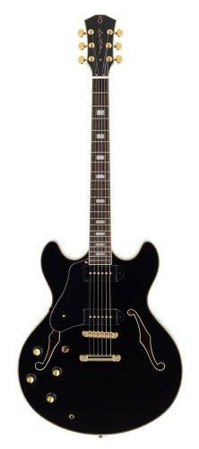 H7VL/BK Sire Guitars H Series Larry Carlton lefty electric guitar archtop with P90s black