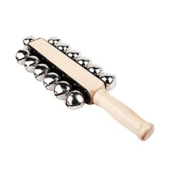   HB-190 Hayman  sleigh bells with wooden handle, 13 bells of 30 mm.