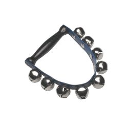   HB-50 Hayman  hand jingle bells, with handle, 9 bells of 25 mm.