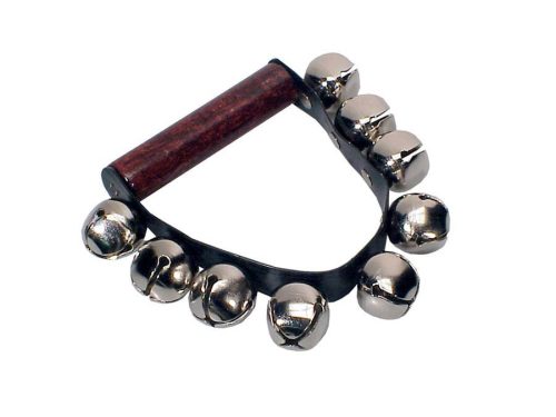 HB-90 Hayman  hand jingle bells, with handle, 9 bells of 30 mm.