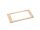 HCS5070IV Boston  humbucker frame, curved bottom slanted top, 5 to 7mm height, ivory