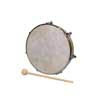 HDCT-308 Hayman  hand drum, rawhide skin, wood, with mallet, 8"