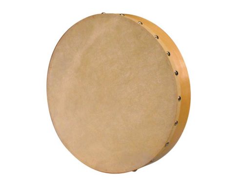 HDS-12 Hayman  hand drum, rawhide skin, 12", wood, natural finish