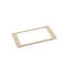 HF3030IV Boston  humbucker frame, flat, 3x3mm, ivory