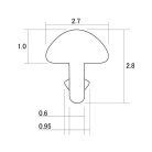 HFPB-M2-P24 Hosco Japan  packaged precut phospfor bronze fretwire, medium jumbo, 2.70 x 1.00mm crown size, 24 pcs