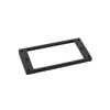 HFS5070BK Boston  humbucker frame, flat bottom slanted top, 5 to 7mm height, black